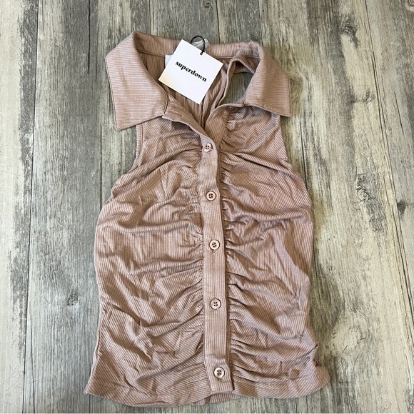 Superdown from REVOLVE Rina Ruched Top - Picture 4 of 6